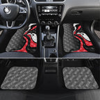 Personalised St Kilda Saints Car Mats Trippy Psychedelic Abstract Art Mascot Football Fans