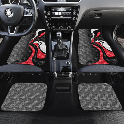 Personalised St Kilda Saints Car Mats Trippy Psychedelic Abstract Art Mascot Football Fans