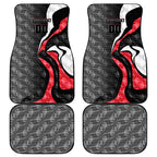 Personalised St Kilda Saints Car Mats Trippy Psychedelic Abstract Art Mascot Football Fans