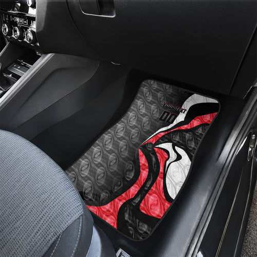 Personalised St Kilda Saints Car Mats Trippy Psychedelic Abstract Art Mascot Football Fans