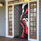 Personalised St Kilda Saints Door Cover Trippy Psychedelic Abstract Art Mascot Football Fans