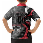 Personalised St Kilda Saints Hawaiian Shirt Trippy Psychedelic Abstract Art Mascot Football Fans