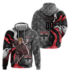 Personalised St Kilda Saints Hoodie Trippy Psychedelic Abstract Art Mascot Football Fans