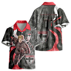 Personalised St Kilda Saints Kid Hawaiian Shirt Trippy Psychedelic Abstract Art Mascot Football Fans