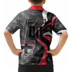 Personalised St Kilda Saints Kid Hawaiian Shirt Trippy Psychedelic Abstract Art Mascot Football Fans