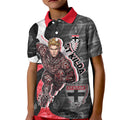 Personalised St Kilda Saints Kid Polo Shirt Trippy Psychedelic Abstract Art Mascot Football Fans