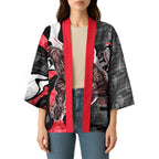 Personalised St Kilda Saints Kimono Trippy Psychedelic Abstract Art Mascot Football Fans