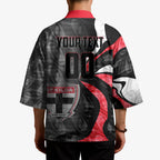 Personalised St Kilda Saints Kimono Trippy Psychedelic Abstract Art Mascot Football Fans