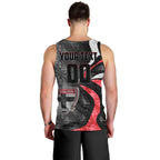 Personalised St Kilda Saints Men Tank Top Trippy Psychedelic Abstract Art Mascot Football Fans