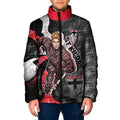 Personalised St Kilda Saints Padded Jacket Trippy Psychedelic Abstract Art Mascot Football Fans