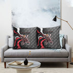 Personalised St Kilda Saints Pillow Cover Trippy Psychedelic Abstract Art Mascot Football Fans
