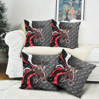 Personalised St Kilda Saints Pillow Cover Trippy Psychedelic Abstract Art Mascot Football Fans