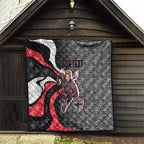 Personalised St Kilda Saints Quilt Trippy Psychedelic Abstract Art Mascot Football Fans