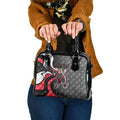Personalised St Kilda Saints Shoulder Handbag Trippy Psychedelic Abstract Art Mascot Football Fans