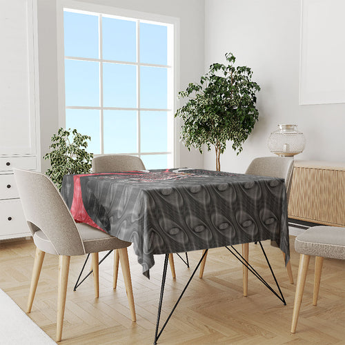 Personalised St Kilda Saints Tablecloth Trippy Psychedelic Abstract Art Mascot Football Fans