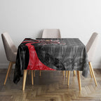 Personalised St Kilda Saints Tablecloth Trippy Psychedelic Abstract Art Mascot Football Fans