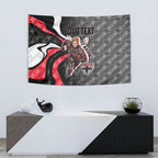 Personalised St Kilda Saints Tapestry Trippy Psychedelic Abstract Art Mascot Football Fans
