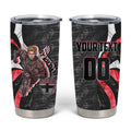 Personalised St Kilda Saints Tumbler Cup Trippy Psychedelic Abstract Art Mascot Football Fans