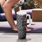 Personalised St Kilda Saints Tumbler With Handle Trippy Psychedelic Abstract Art Mascot Football Fans