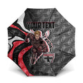 Personalised St Kilda Saints Umbrella Trippy Psychedelic Abstract Art Mascot Football Fans