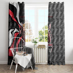Personalised St Kilda Saints Window Curtain Trippy Psychedelic Abstract Art Mascot Football Fans