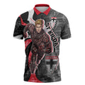 Personalised St Kilda Saints Zipper Polo Shirt Trippy Psychedelic Abstract Art Mascot Football Fans