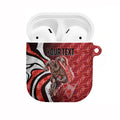 Personalised Sydney Swans AirPods Case Trippy Psychedelic Abstract Art Mascot Football Fans