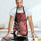 Personalised Sydney Swans Apron Trippy Psychedelic Abstract Art Mascot Football Fans