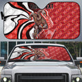 Personalised Sydney Swans Auto Sun Shade Trippy Psychedelic Abstract Art Mascot Football Fans