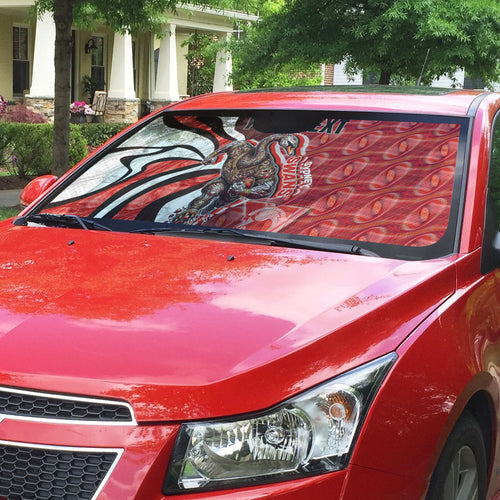 Personalised Sydney Swans Auto Sun Shade Trippy Psychedelic Abstract Art Mascot Football Fans