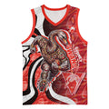 Personalised Sydney Swans Basketball Jersey Trippy Psychedelic Abstract Art Mascot Football Fans