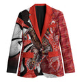 Personalised Sydney Swans Blazer Trippy Psychedelic Abstract Art Mascot Football Fans