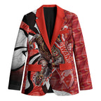 Personalised Sydney Swans Blazer Trippy Psychedelic Abstract Art Mascot Football Fans