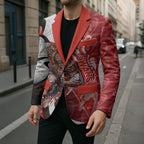 Personalised Sydney Swans Blazer Trippy Psychedelic Abstract Art Mascot Football Fans