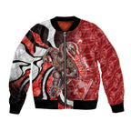Personalised Sydney Swans Bomber Jacket Trippy Psychedelic Abstract Art Mascot Football Fans