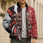 Personalised Sydney Swans Bomber Puffer Jacket Trippy Psychedelic Abstract Art Mascot Football Fans
