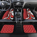 Personalised Sydney Swans Car Mats Trippy Psychedelic Abstract Art Mascot Football Fans