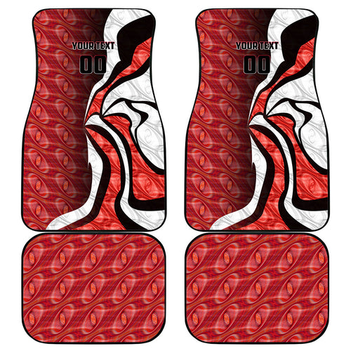 Personalised Sydney Swans Car Mats Trippy Psychedelic Abstract Art Mascot Football Fans