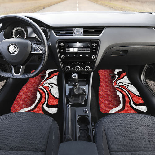 Personalised Sydney Swans Car Mats Trippy Psychedelic Abstract Art Mascot Football Fans