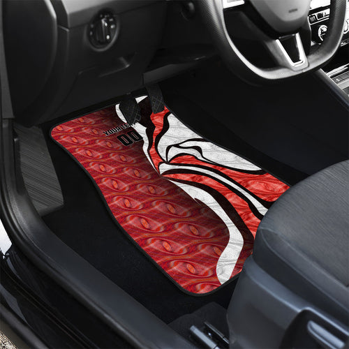 Personalised Sydney Swans Car Mats Trippy Psychedelic Abstract Art Mascot Football Fans