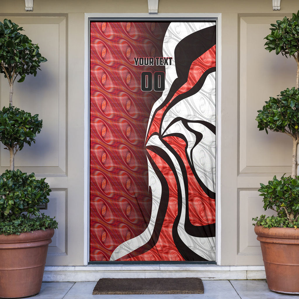 Personalised Sydney Swans Door Cover Trippy Psychedelic Abstract Art Mascot Football Fans