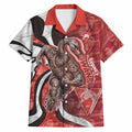 Personalised Sydney Swans Hawaiian Shirt Trippy Psychedelic Abstract Art Mascot Football Fans