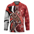 Personalised Sydney Swans Hockey Jersey Trippy Psychedelic Abstract Art Mascot Football Fans