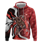 Personalised Sydney Swans Hoodie Trippy Psychedelic Abstract Art Mascot Football Fans