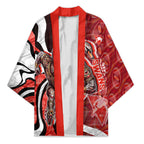 Personalised Sydney Swans Kimono Trippy Psychedelic Abstract Art Mascot Football Fans