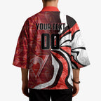 Personalised Sydney Swans Kimono Trippy Psychedelic Abstract Art Mascot Football Fans