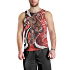 Personalised Sydney Swans Men Tank Top Trippy Psychedelic Abstract Art Mascot Football Fans