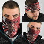 Personalised Sydney Swans Neck Gaiter Trippy Psychedelic Abstract Art Mascot Football Fans