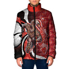 Personalised Sydney Swans Padded Jacket Trippy Psychedelic Abstract Art Mascot Football Fans