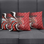 Personalised Sydney Swans Pillow Cover Trippy Psychedelic Abstract Art Mascot Football Fans